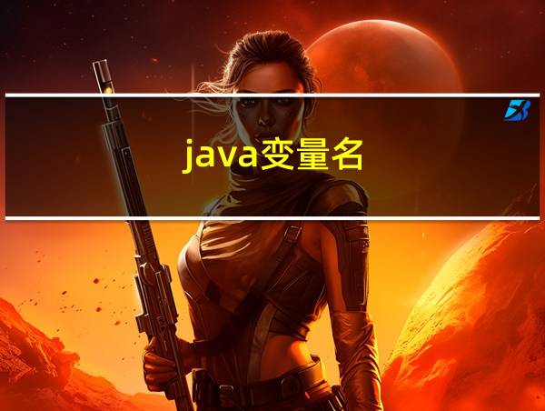 java变量名的相关图片