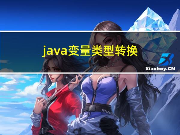 java变量类型转换的相关图片