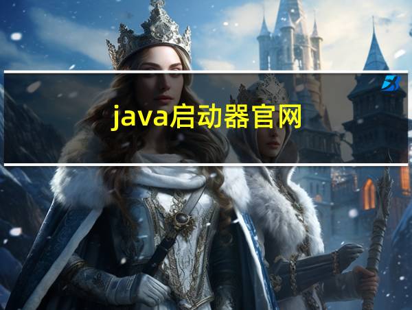 java启动器官网的相关图片