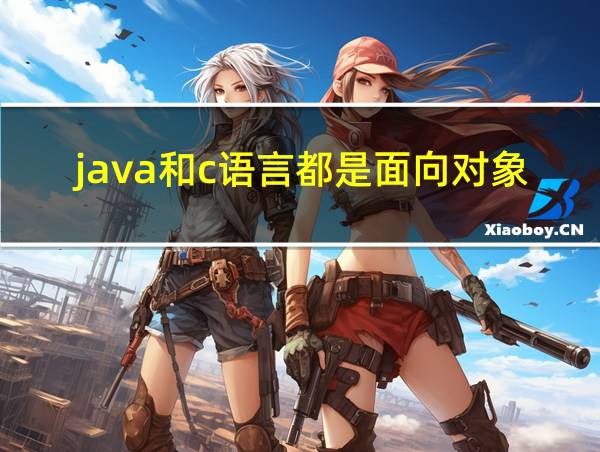 java和c语言都是面向对象的语言的相关图片