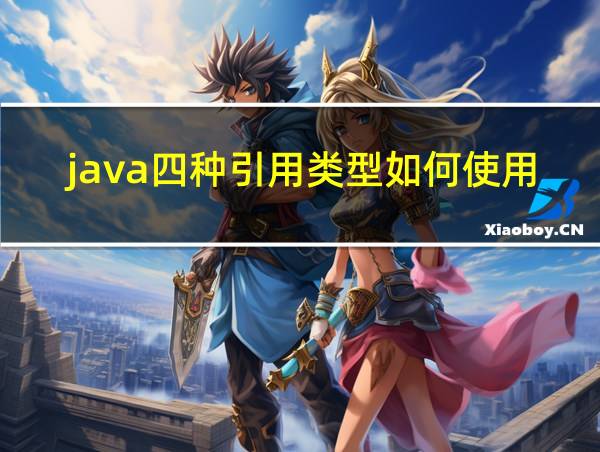 java四种引用类型如何使用的相关图片