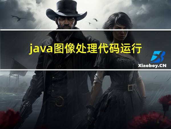 java图像处理代码运行的相关图片