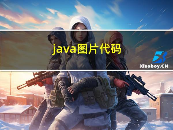 java图片代码的相关图片