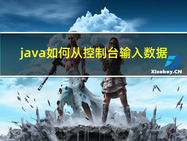 java如何从控制台输入数据的相关图片