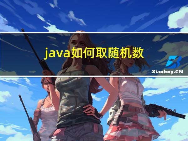 java如何取随机数的相关图片