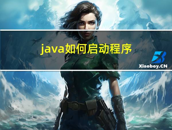 java如何启动程序的相关图片