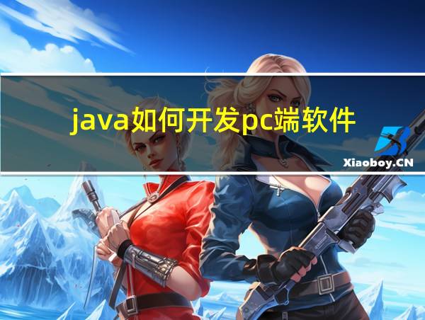 java如何开发pc端软件的相关图片