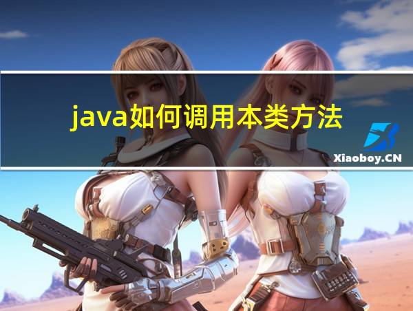 java如何调用本类方法的相关图片