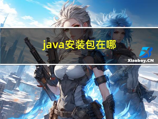 java安装包在哪的相关图片