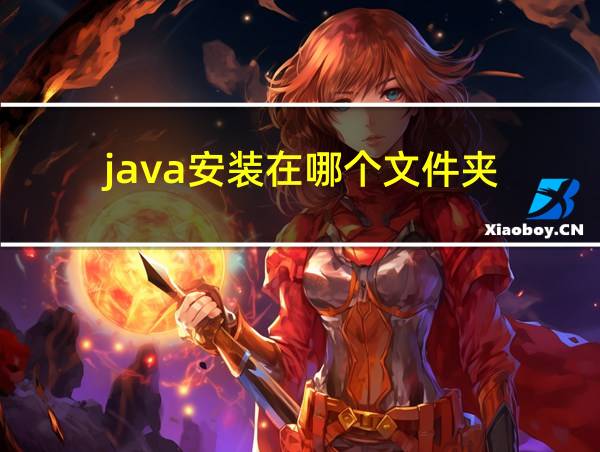 java安装在哪个文件夹的相关图片