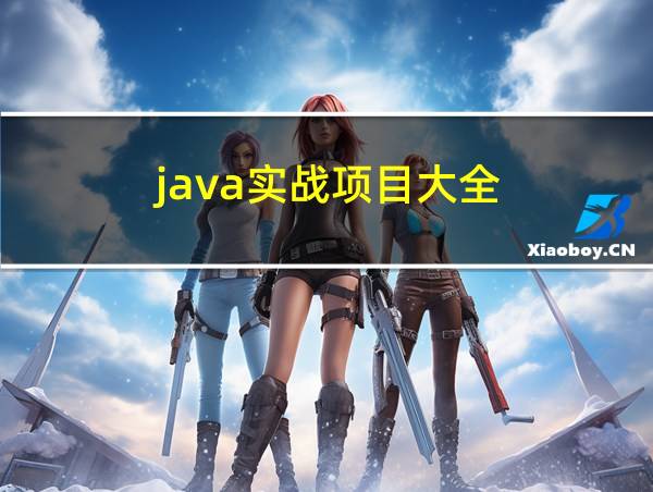 java实战项目大全的相关图片