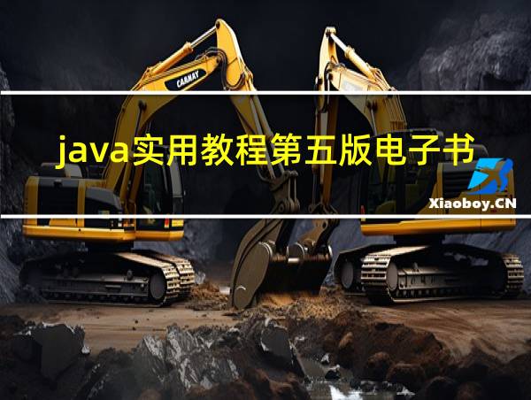 java实用教程第五版电子书的相关图片