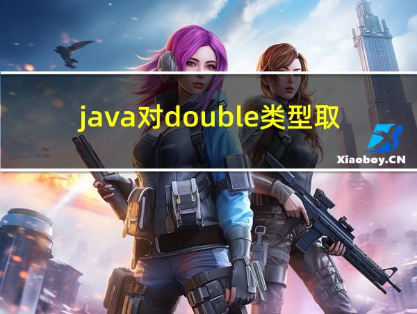 java对double类型取整的相关图片