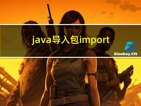 java导入包import的相关图片