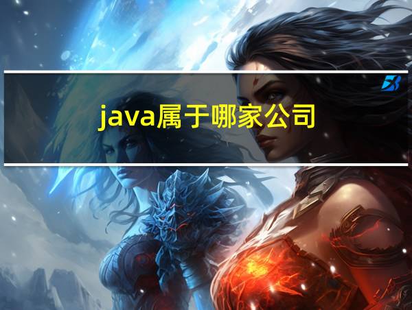 java属于哪家公司的相关图片