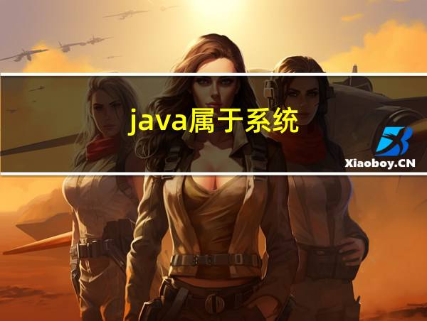 java属于系统的相关图片