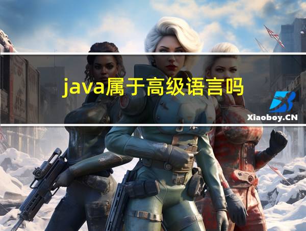 java属于高级语言吗的相关图片