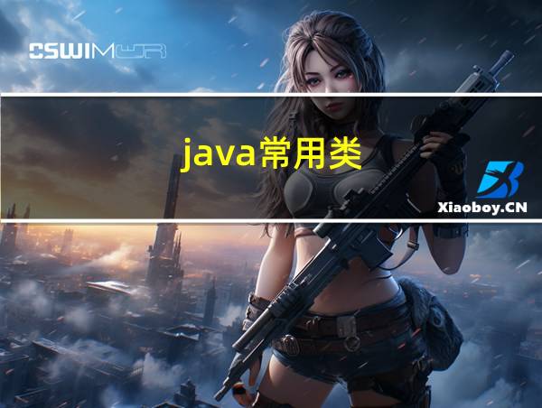 java常用类的相关图片