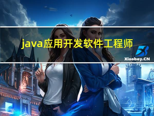 java应用开发软件工程师的相关图片