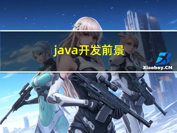 java开发前景的相关图片