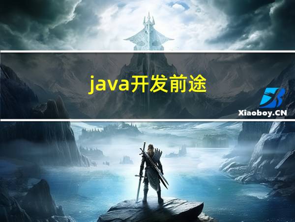 java开发前途的相关图片