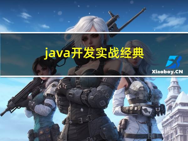 java开发实战经典的相关图片