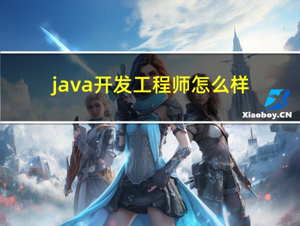 java开发工程师怎么样的相关图片