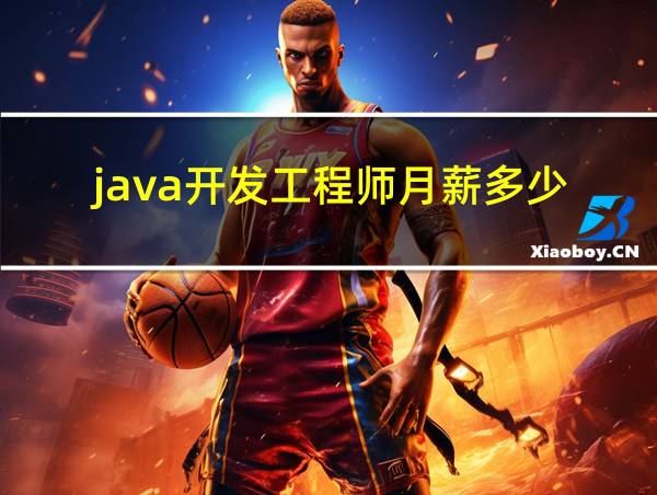 java开发工程师月薪多少的相关图片