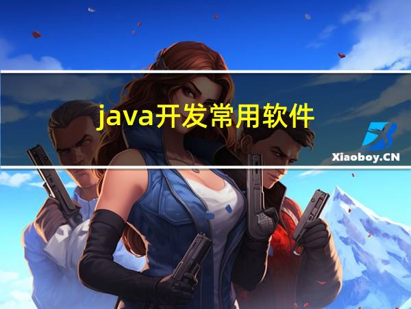 java开发常用软件的相关图片