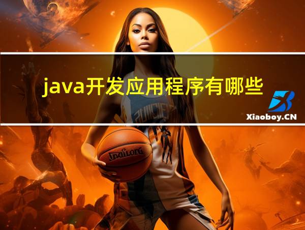 java开发应用程序有哪些的相关图片