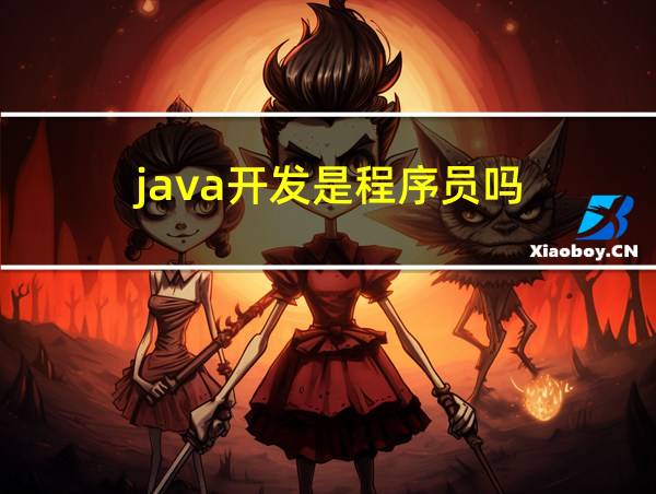 java开发是程序员吗的相关图片