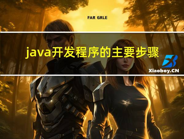 java开发程序的主要步骤的相关图片