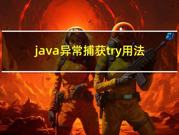 java异常捕获try用法的相关图片