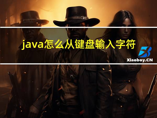 java怎么从键盘输入字符的相关图片