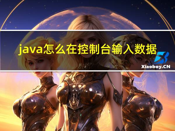 java怎么在控制台输入数据的相关图片