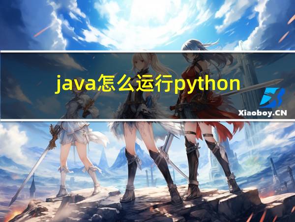 java怎么运行python代码的相关图片