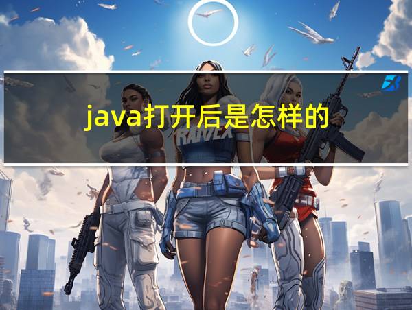 java打开后是怎样的的相关图片