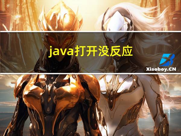 java打开没反应的相关图片