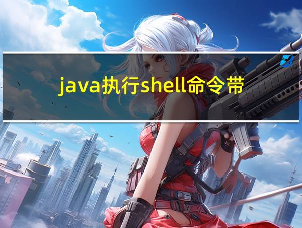 java执行shell命令带参数的相关图片