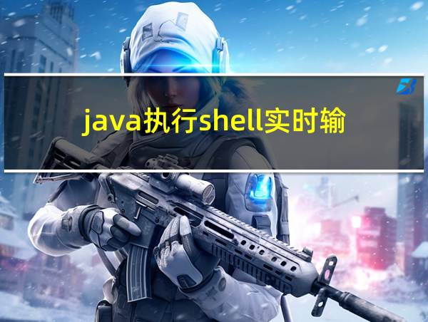 java执行shell实时输出的相关图片