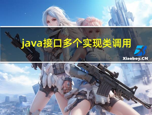 java接口多个实现类调用的相关图片