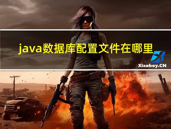 java数据库配置文件在哪里的相关图片