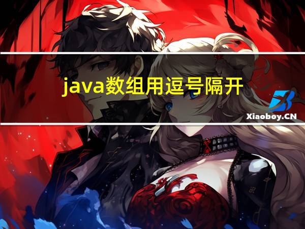 java数组用逗号隔开的相关图片