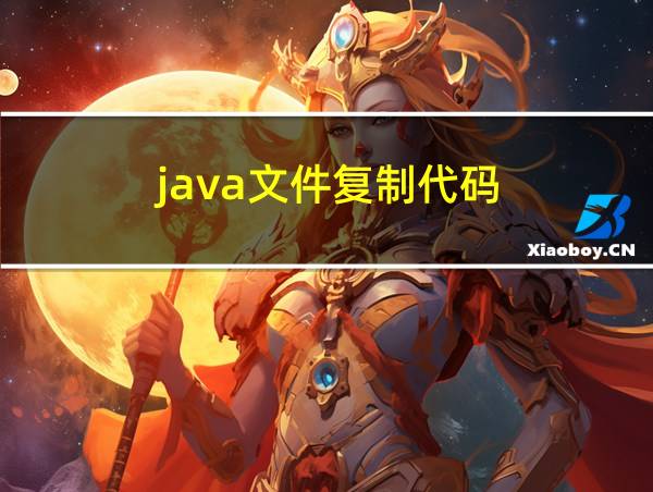 java文件复制代码的相关图片