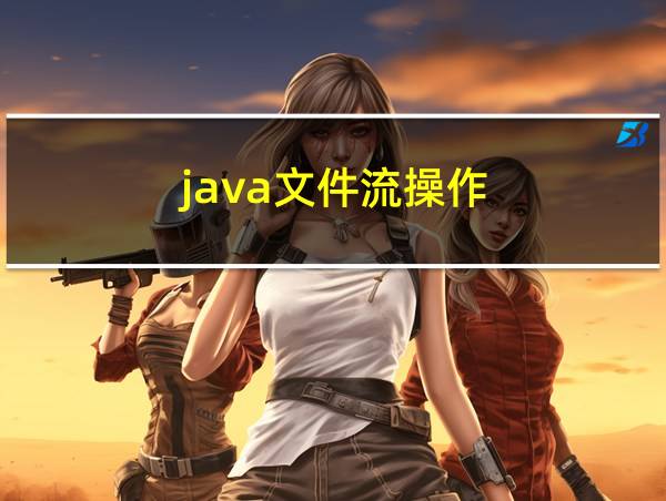 java文件流操作的相关图片