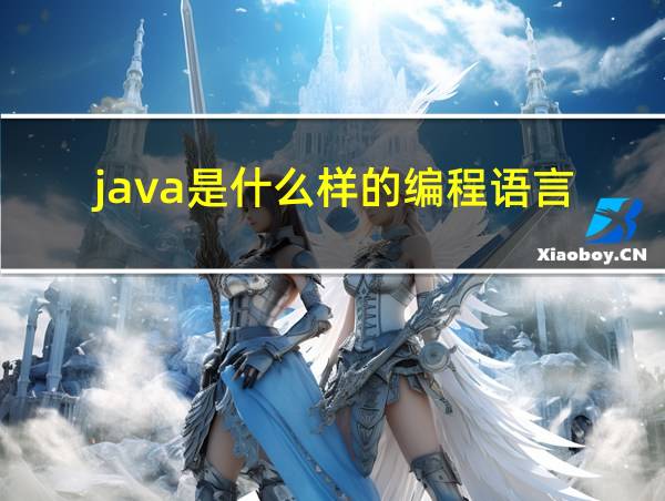 java是什么样的编程语言的相关图片