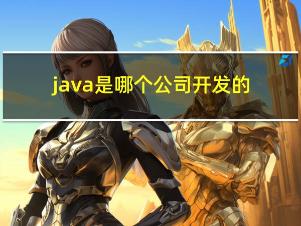 java是哪个公司开发的的相关图片