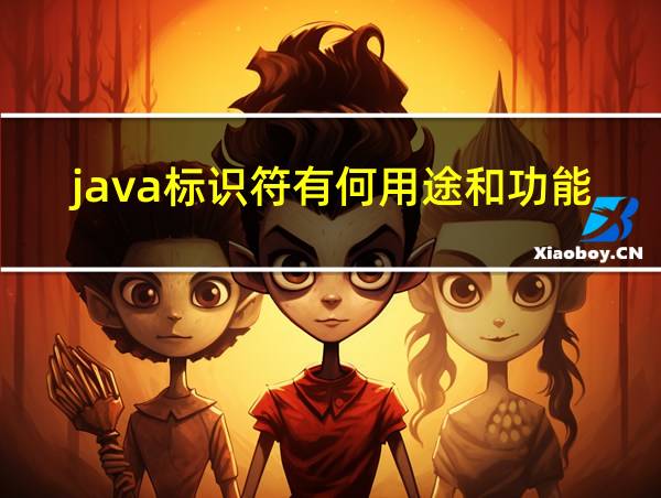 java标识符有何用途和功能的相关图片