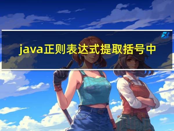 java正则表达式提取括号中的内容的相关图片