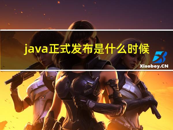 java正式发布是什么时候的相关图片